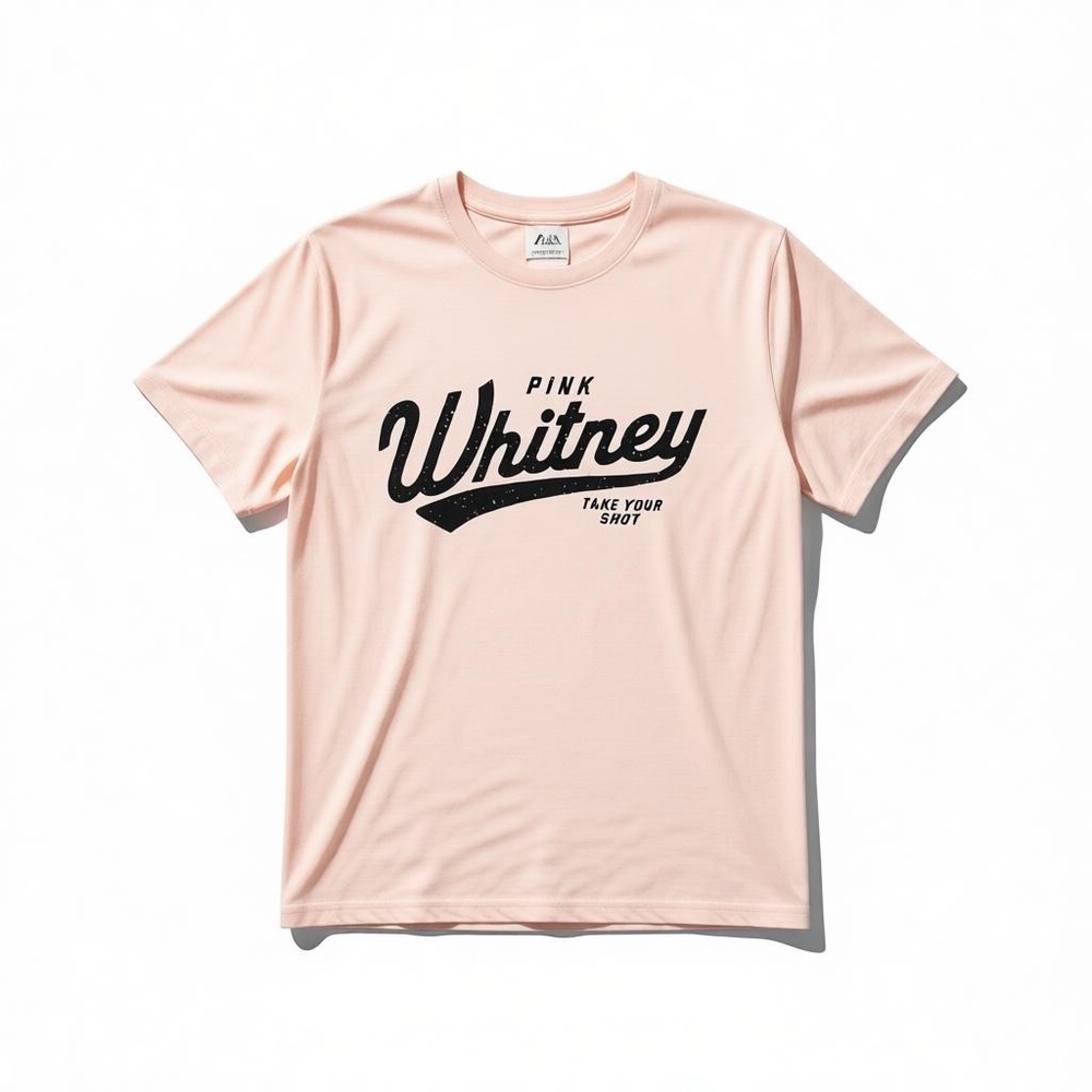 New Mens Pink Whitney T-Shirt Barstool Sports Spittin’ Chiclets